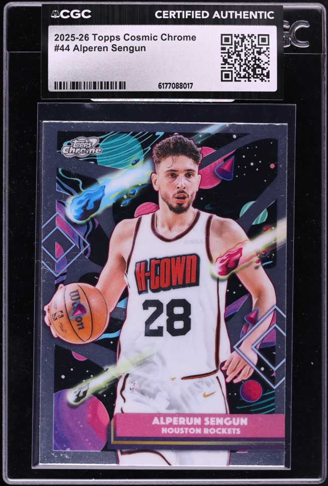 2025 Topps Chrome Cosmic Alperen Sengun #44 CGC AUTH