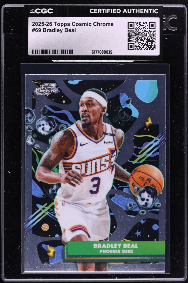 2025 Topps Chrome Cosmic Bradley Beal #69 CGC AUTH