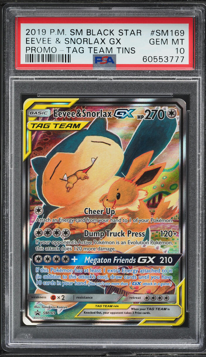 pokemon card snorlax gx Pokemon - Snorlax - Snorlax GX Box Promo 2016 main image 1