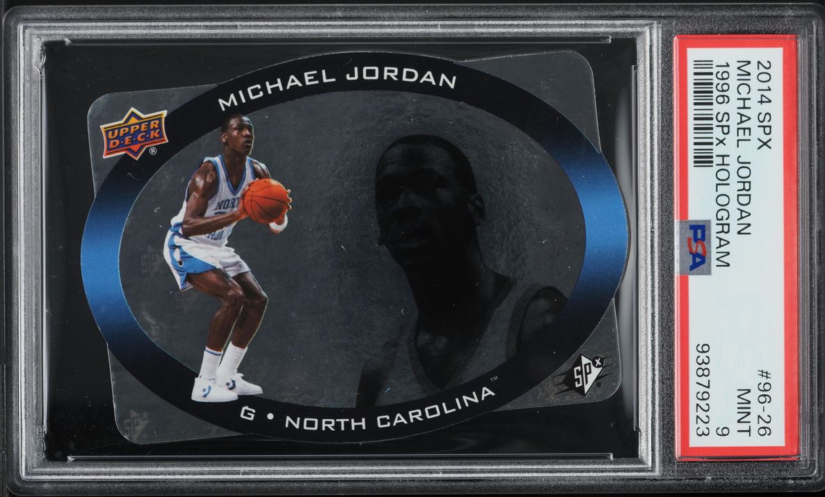 2014 SPx '96 Hologram Die-Cut Michael Jordan #96-26 PSA 9 MINT