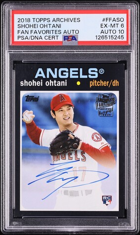 2018 Topps Chrome Sepia Refractor Shohei Ohtani ROOKIE #150 PSA 9