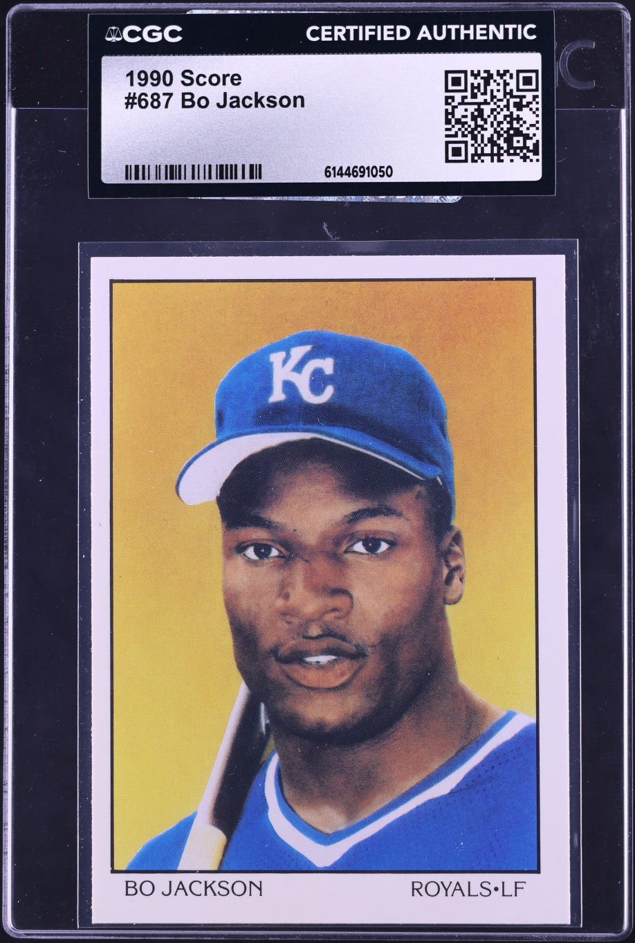 1990 Score Bo Jackson #687 CGC AUTH