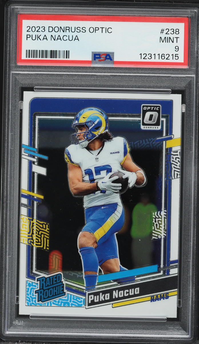 2023 Donruss Optic Puka Nacua ROOKIE #238 PSA 9 MINT