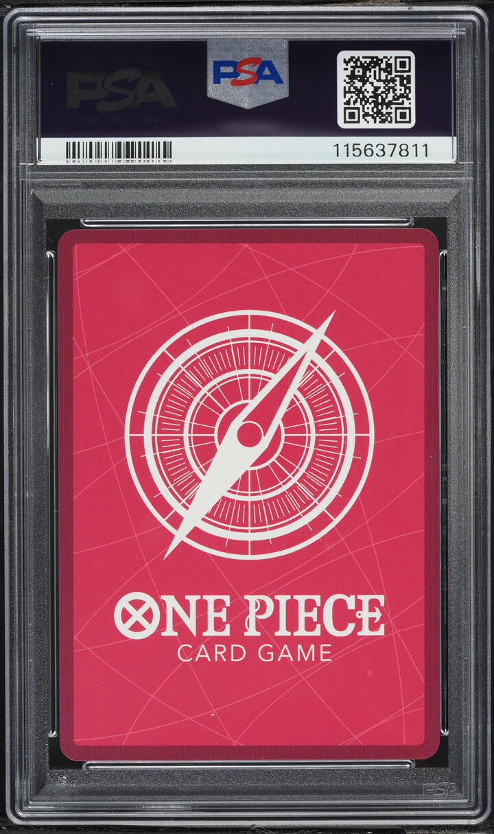 2025 One Piece Japanese Extra Booster Anime 25th Collection Special King #OP08-057 PSA 10 GEM