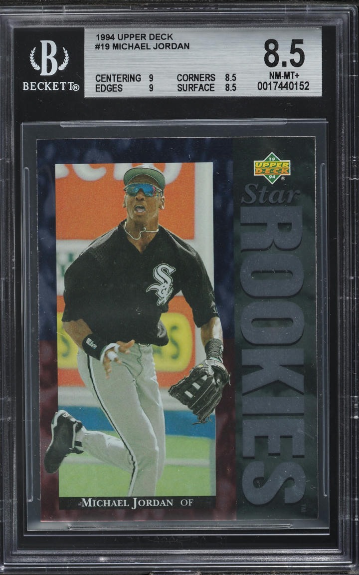 1994 Upper Deck Michael Jordan ROOKIE #19 BGS 8.5 NM-MT+