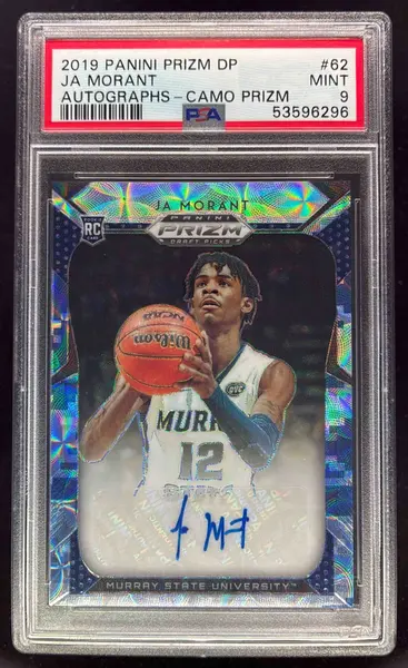 2019 Panini Prizm Green Ja Morant ROOKIE #249 BGS 9.5 GEM MINT on