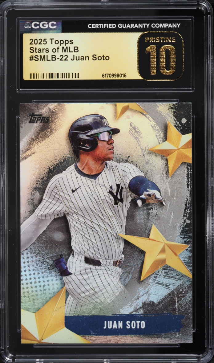 2025 Topps Stars Of MLB Juan Soto #SMLB-22 CGC 10 PRISTINE