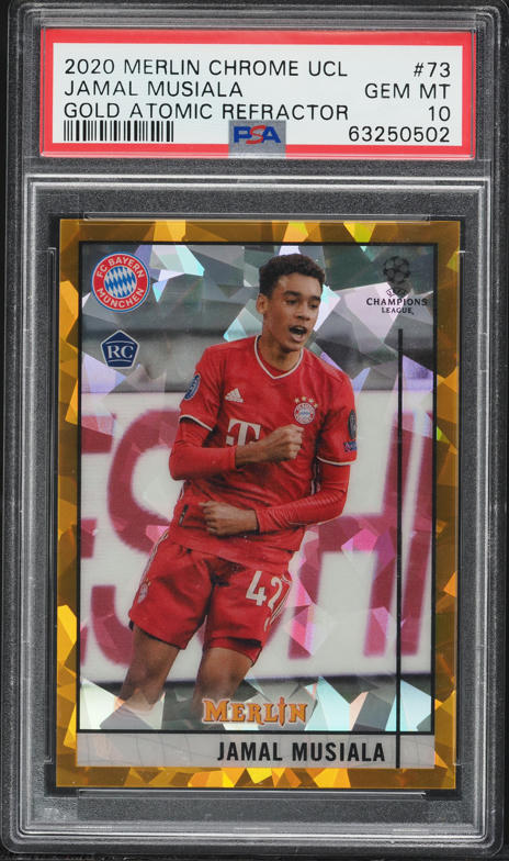 2020 Victor Osimhen Topps Aqua Prizm RC 2019-20 Topps Chrome UCL