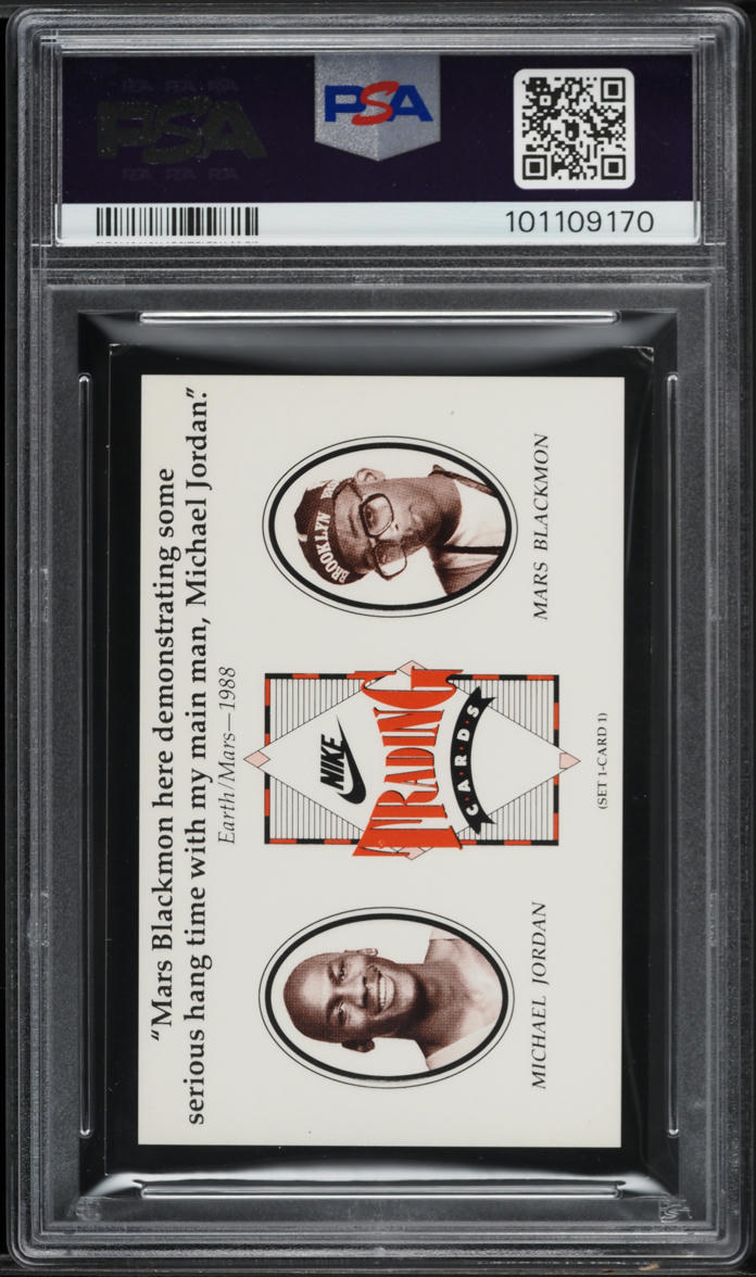 1991 Nike Earth Mars '88 Michael Jordan & Spike Lee #1 PSA 5 EX