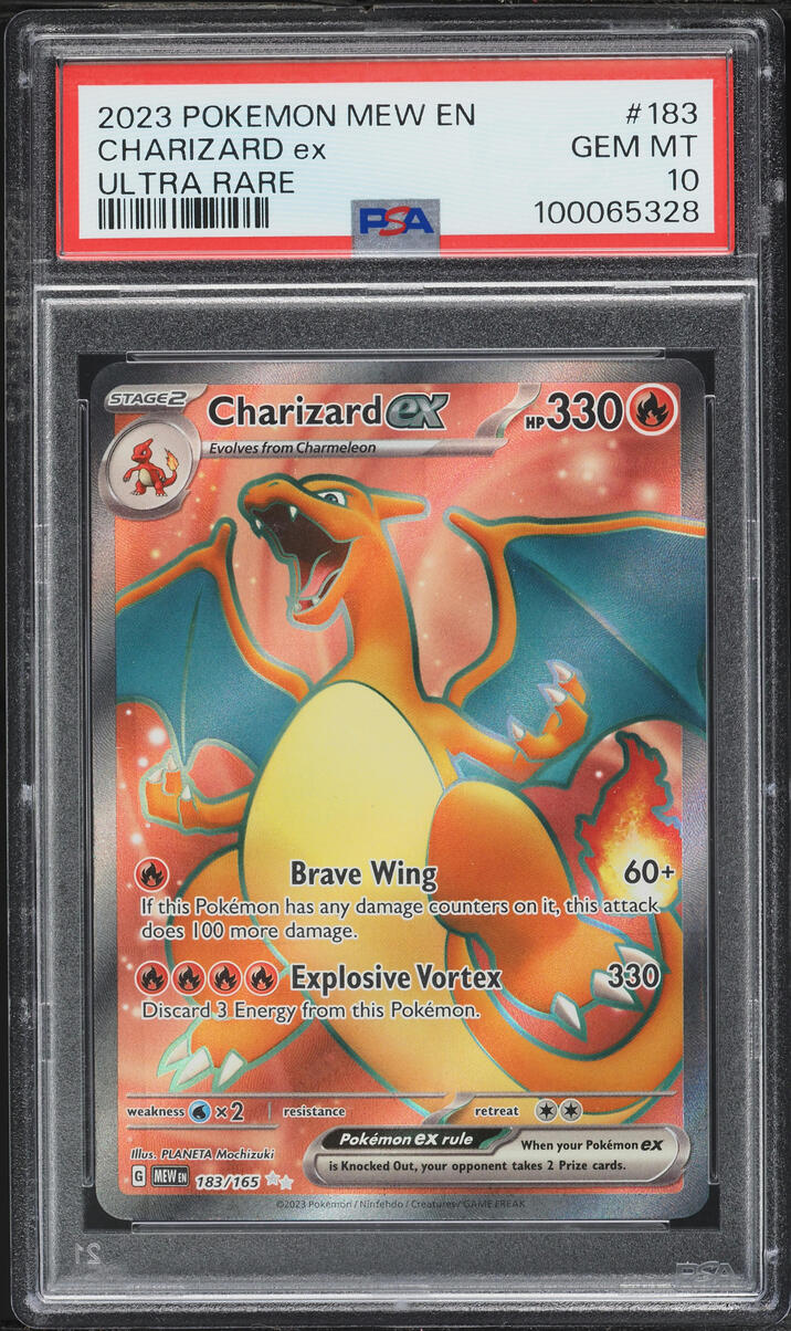 2023 Pokemon Scarlet & Violet 151 Full Art Charizard EX #183 PSA 10 GEM MINT