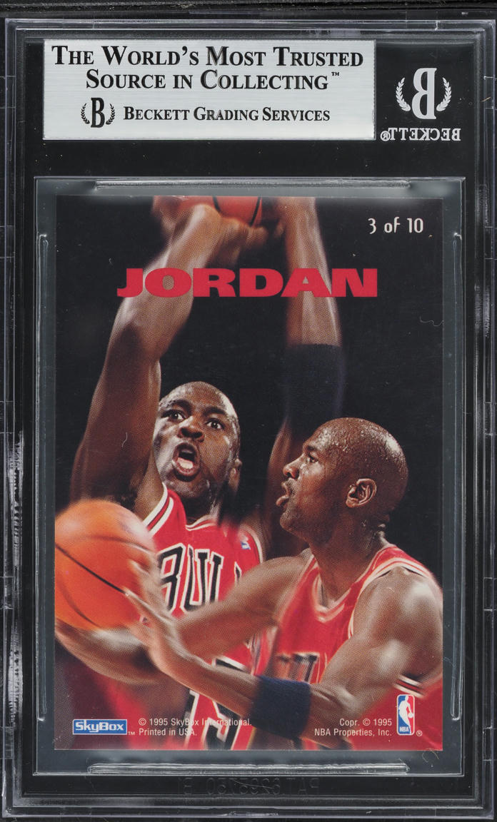 1994 Skybox Emotion N-Tense Michael Jordan #N3 BGS 8.5 NM-MT+