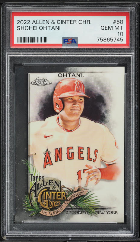 2022 Topps Chrome Platinum Anniversary Shohei Ohtani #1 CGC