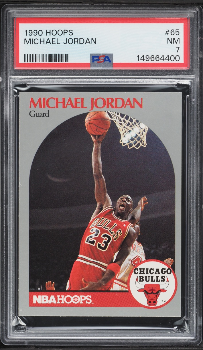 1990 Hoops Michael Jordan #65 PSA 7 NRMT