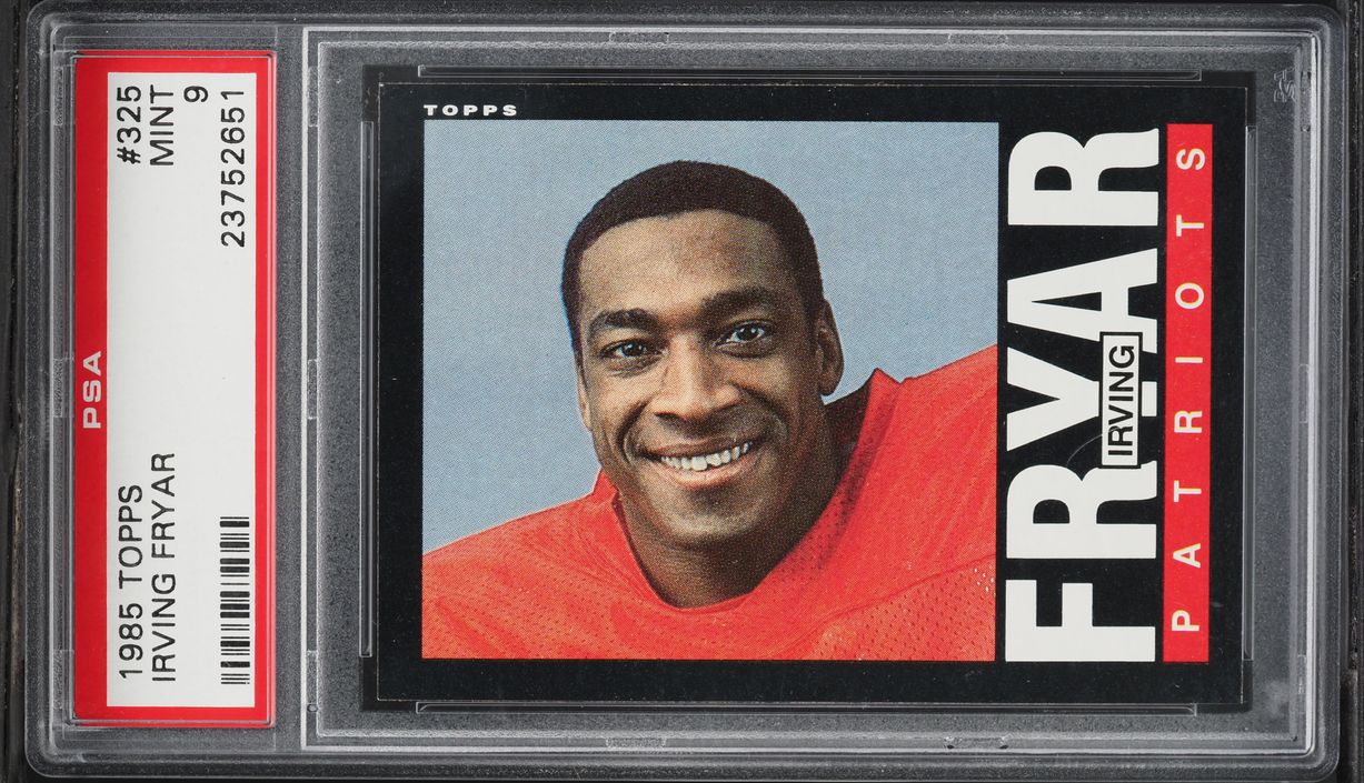 1985 Topps Football Irving Fryar ROOKIE #325 PSA 9 MINT