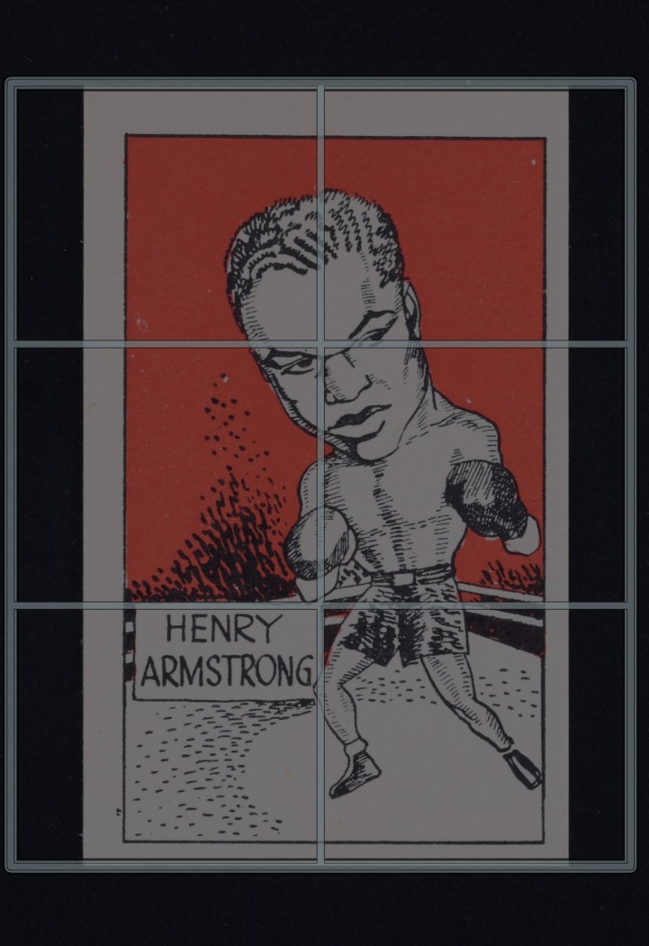 1947 Cummings & Son Famous Fighters Boxing Henry Armstrong #35 MBA AUTH ...
