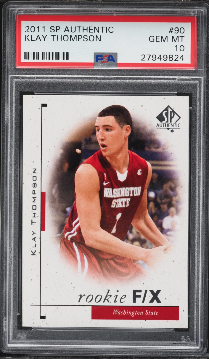 2011 SP Authentic Klay Thompson ROOKIE #90 PSA 10 GEM MINT