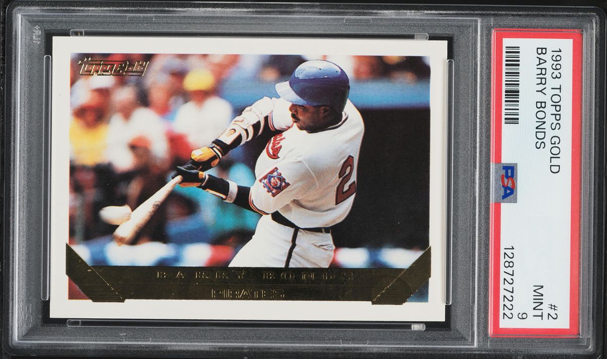 1993 Topps Gold Barry Bonds #2 PSA 9 MINT