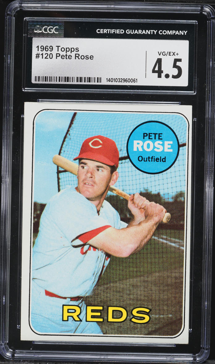 1969 Topps Pete Rose #120 CGC 4.5 VGEX+
