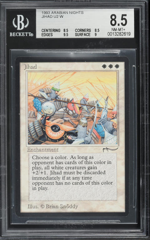 1993 Magic The Gathering MTG Arabian Nights Jihad BGS 8.5 NM-MT+