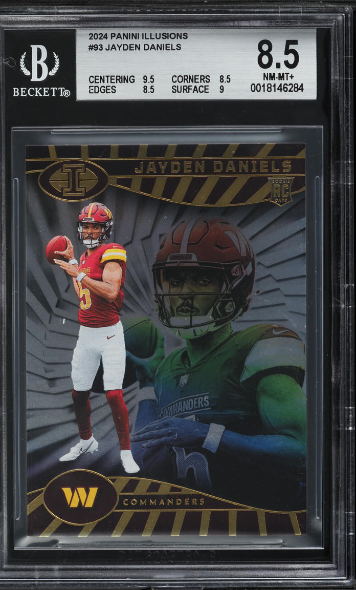 2024 Panini Illusions Jayden Daniels ROOKIE #93 BGS 8.5 NM-MT+