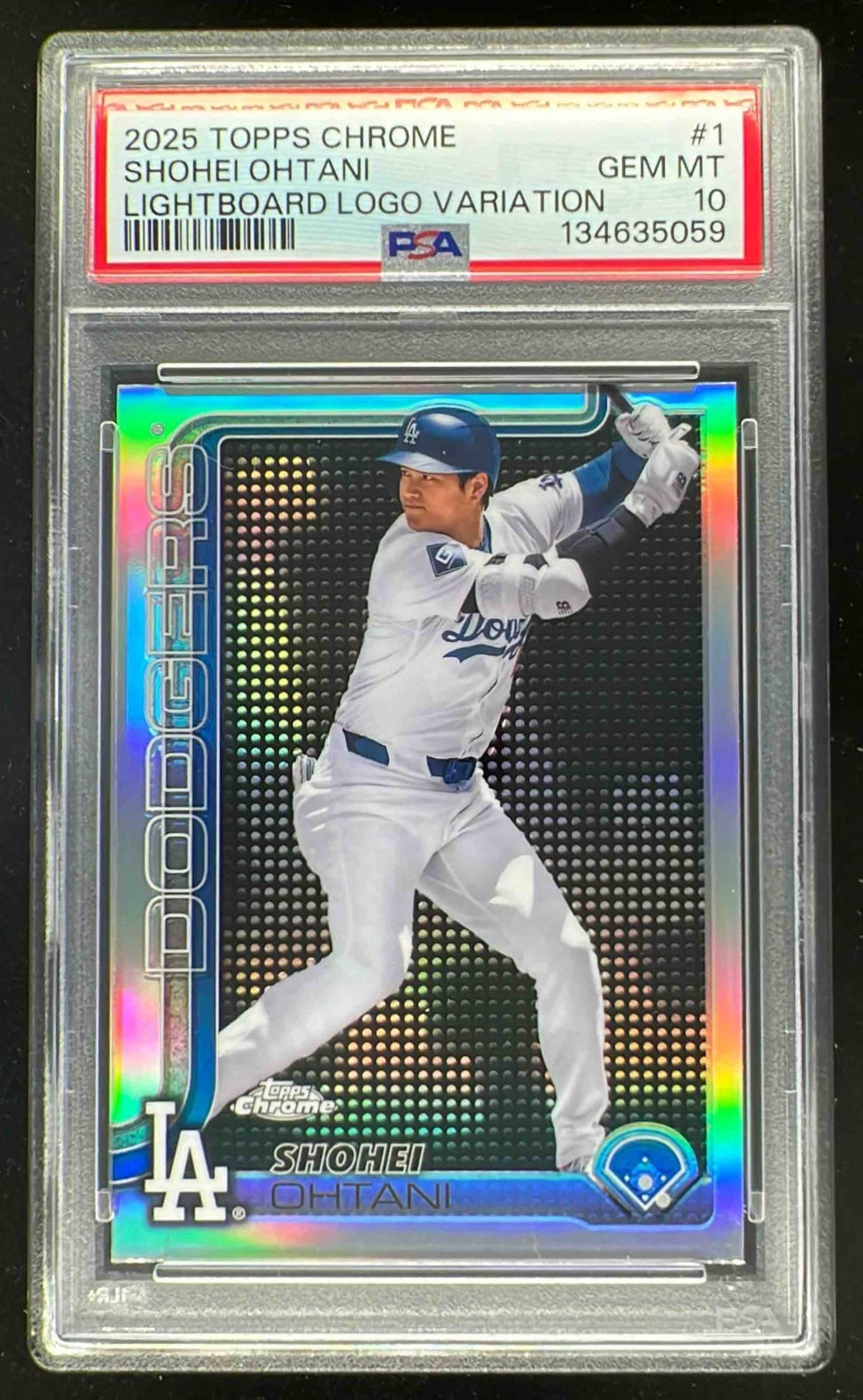 2025 Topps Chrome Gold Redemption MVP Winners Shohei Ohtani Aaron