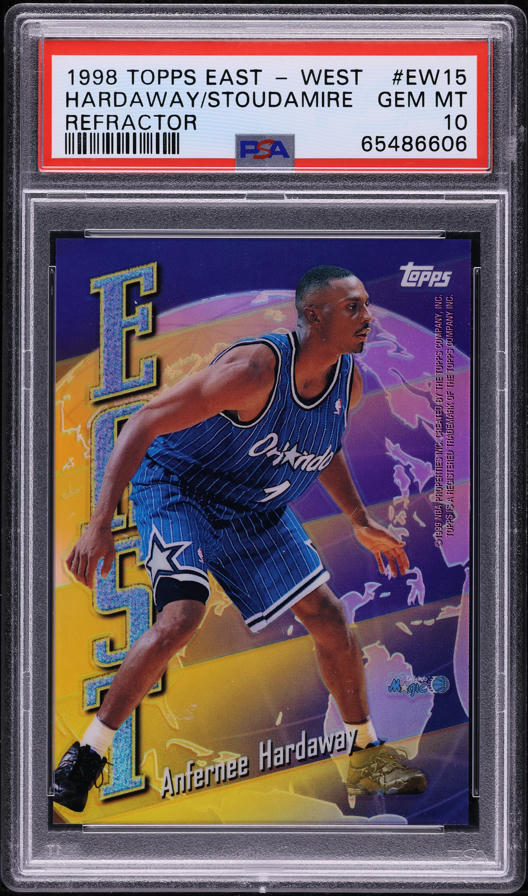 1998 Topps East West Refractor Michael Jordan Kobe Bryant