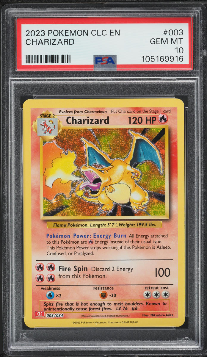 2023 Pokemon Sword & Shield Classic Collection Holo Charizard #3 PSA 10 GEM MINT