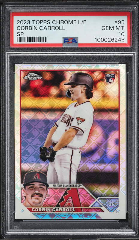 2023 Topps Chrome Logofractor Edition Corbin Carroll SP
