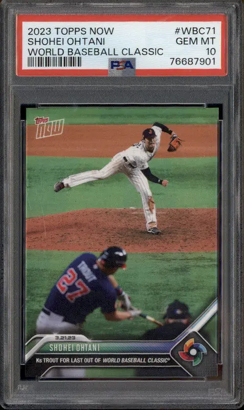2023 Topps Now World Baseball Classic #WBC71 Shohei Ohtani