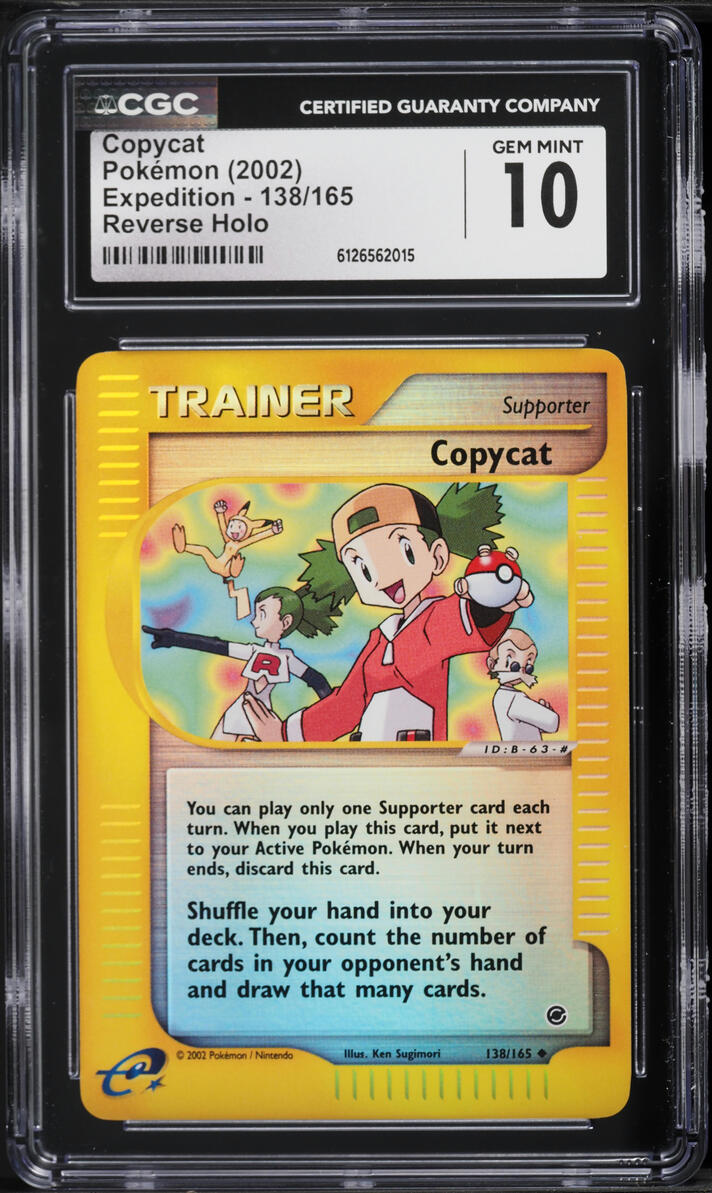 2002 Pokemon Expedition Reverse Holo Copycat #138 CGC 10 GEM MINT