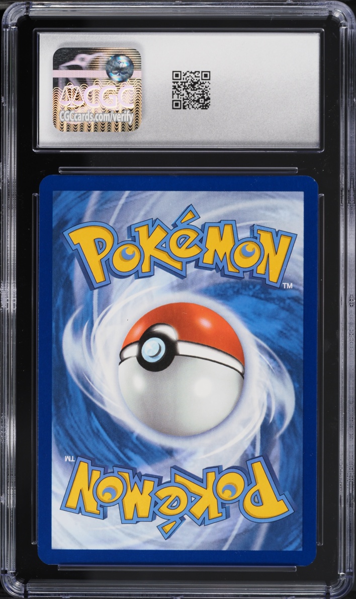 2023 Pokemon SV Paldea Evolved Triple Whammy Tin Cosmos Holo Tyranitar #135 CGC 8.5 NM-MT+