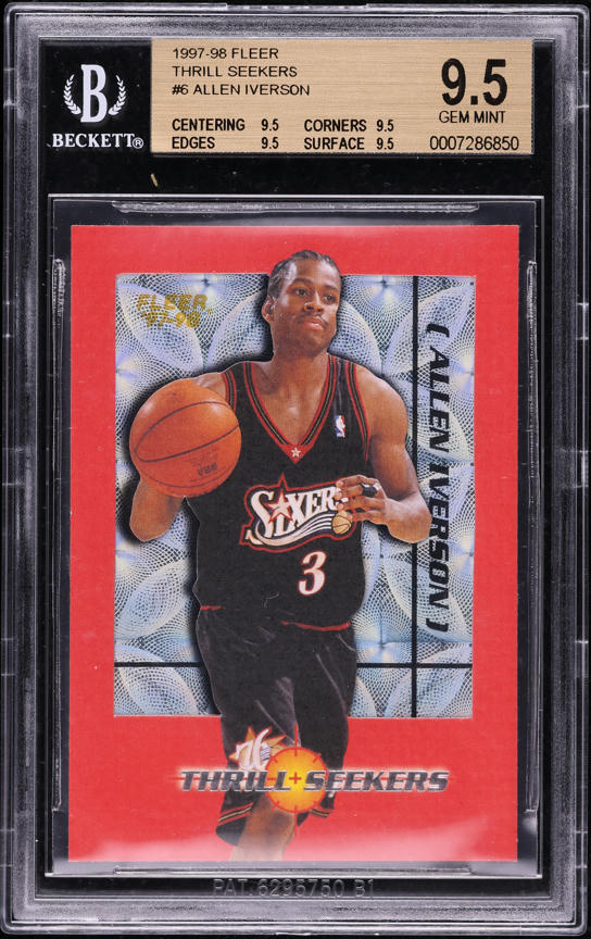 2003 Fleer E-X Essential Credentials Now Allen Iverson 1/27