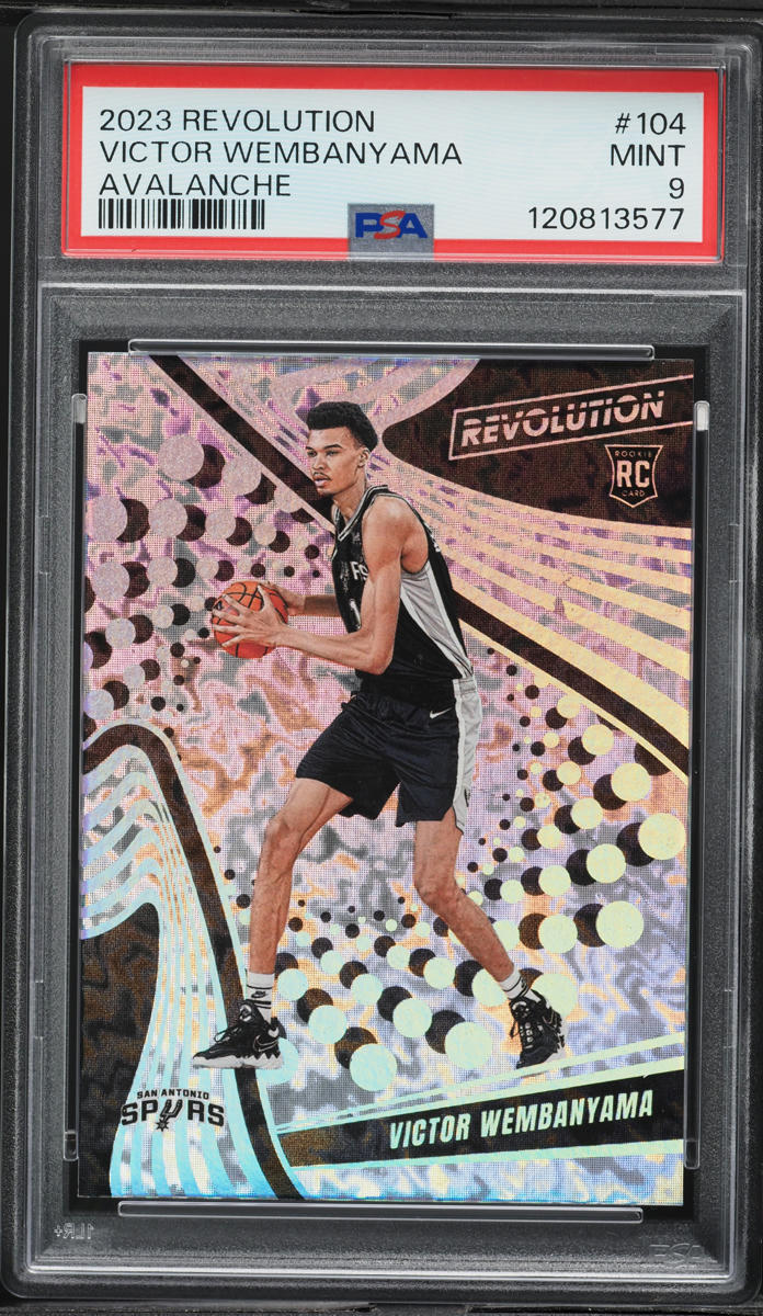 2023 Panini Revolution Avalanche Victor Wembanyama ROOKIE #104 PSA 9 MINT