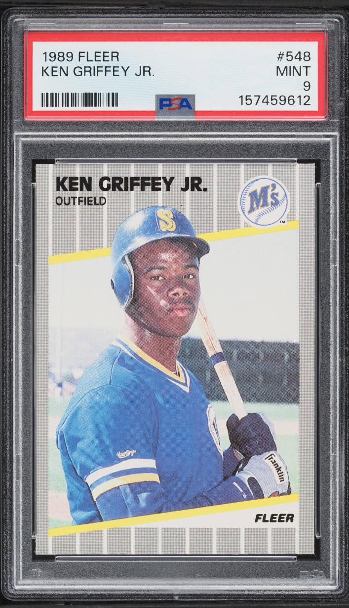 1989 Fleer Ken Griffey Jr. ROOKIE #548 PSA 9 MINT
