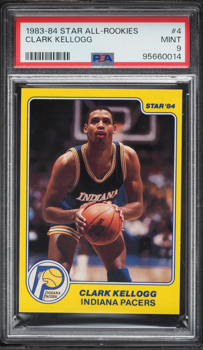 1983 Star All-Rookies Clark Kellogg ROOKIE #4 PSA 9 MINT