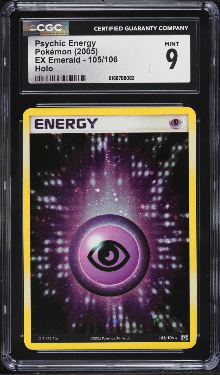 2005 Pokemon EX Emerald Holo Psychic Energy #105 CGC 9 MINT