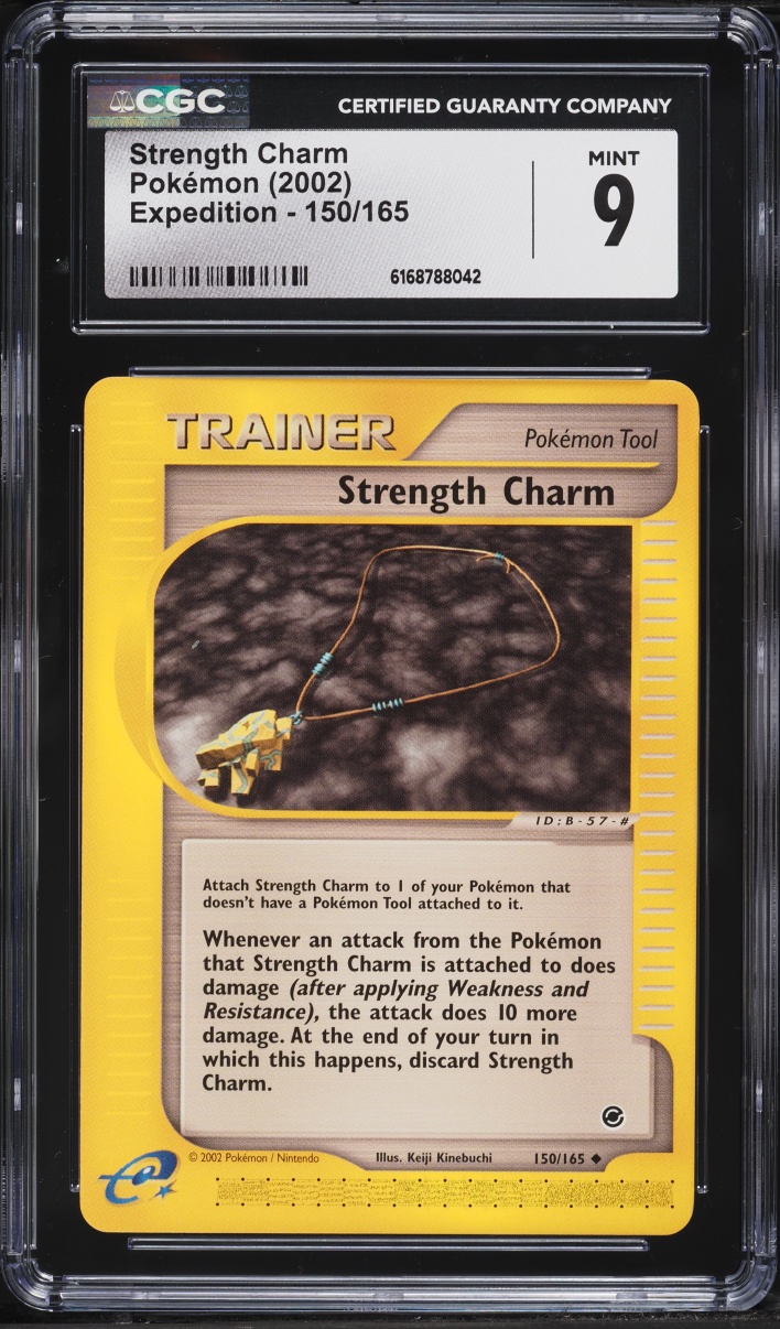2002 Pokemon Expedition Strength Charm #150 CGC 9 MINT