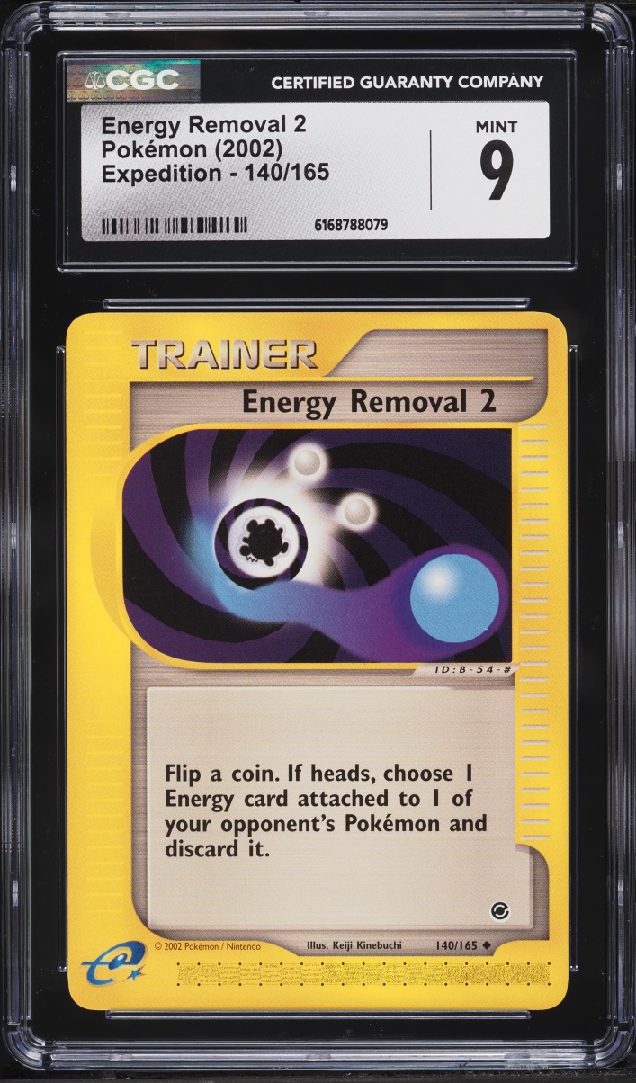 2002 Pokemon Expedition Energy Removal 2 #140 CGC 9 MINT