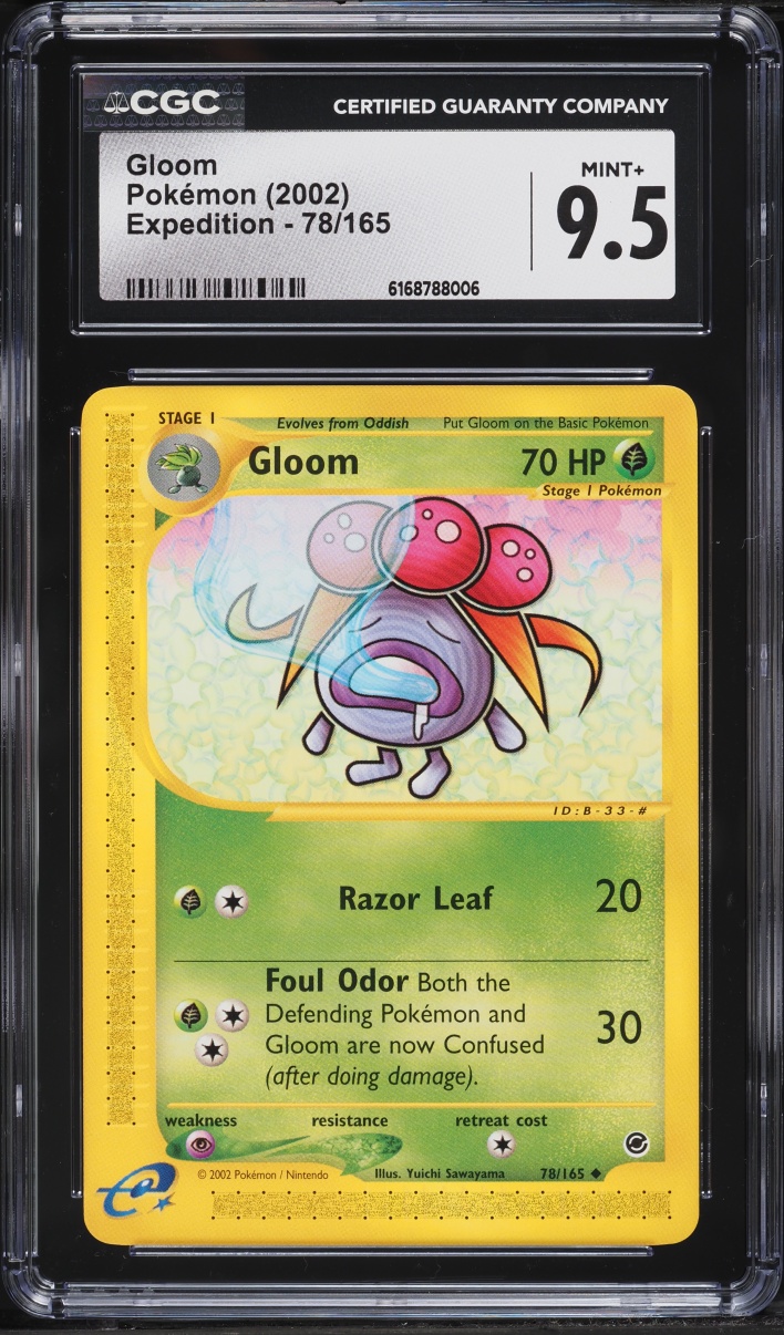 2002 Pokemon Expedition Gloom #78 CGC 9.5 MINT+