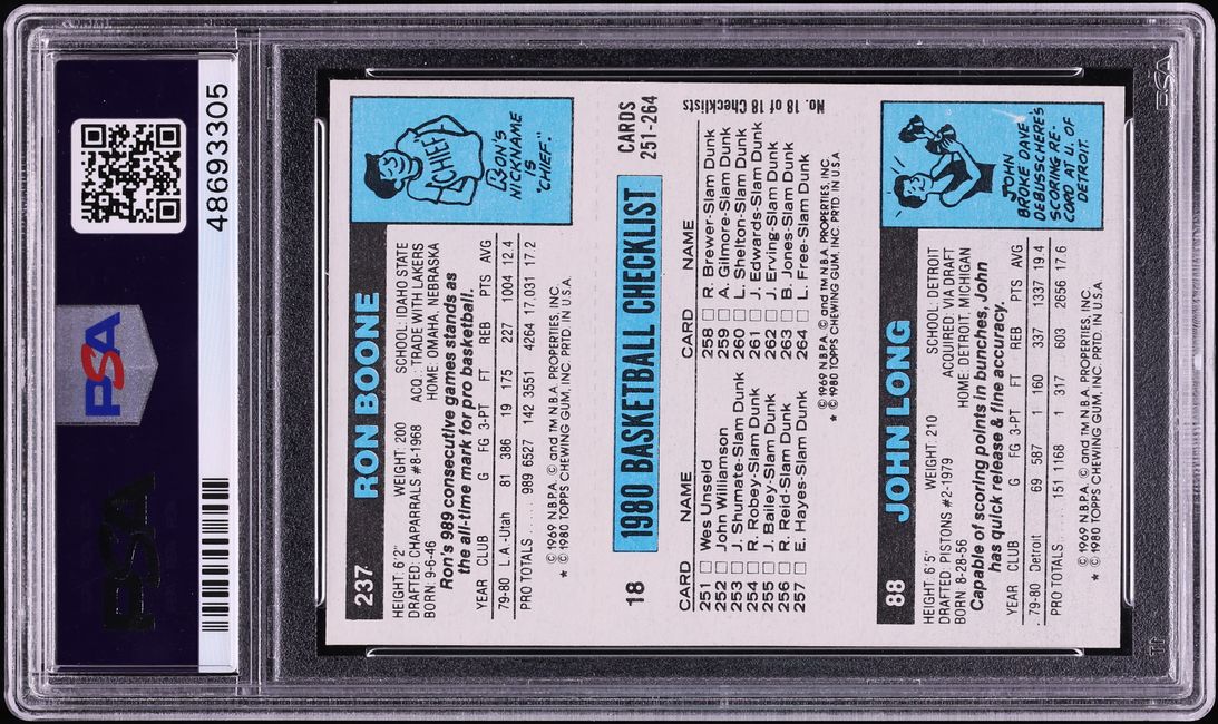 1980 Topps Basketball Magic Johnson ROOKIE AUTO DNA 10 PSA 9 MINT