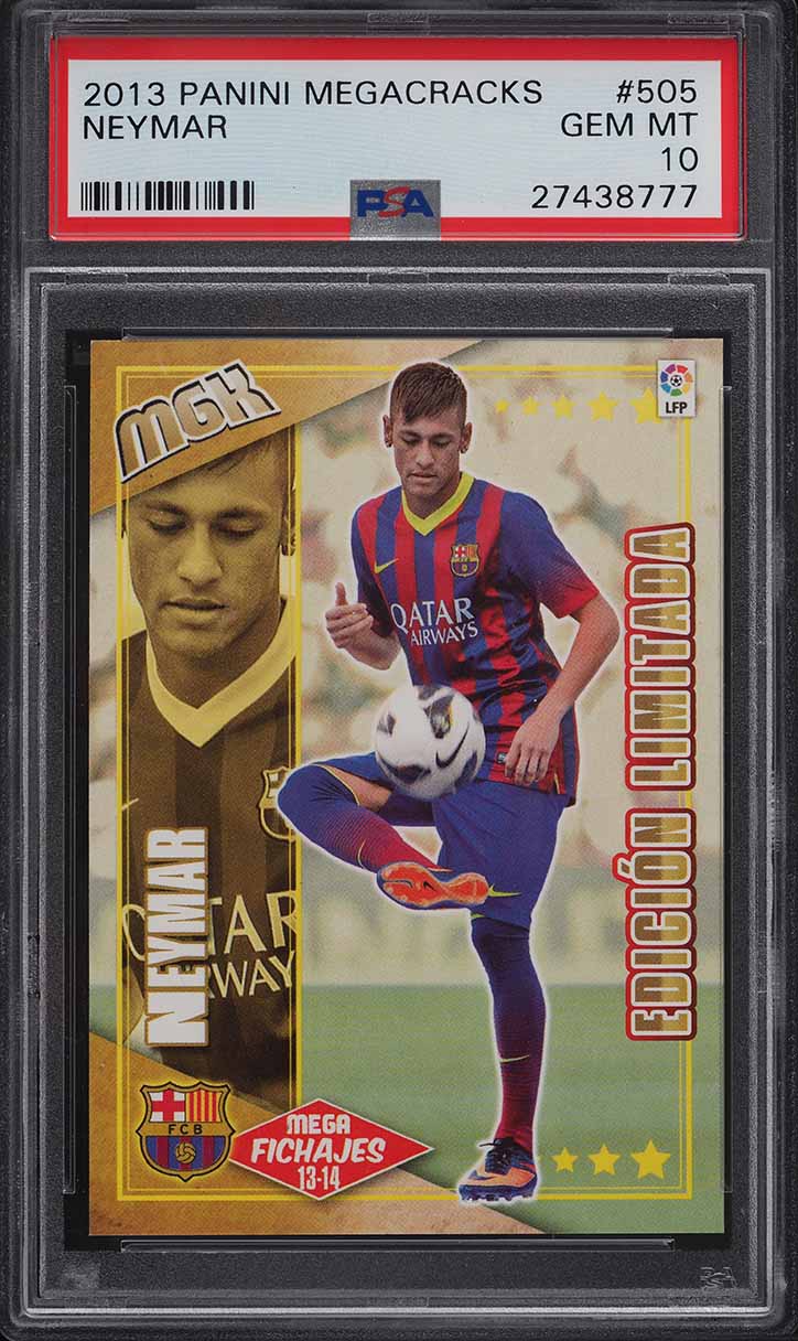 2013 Panini Megacracks Neymar #505 PSA 10 GEM MINT
