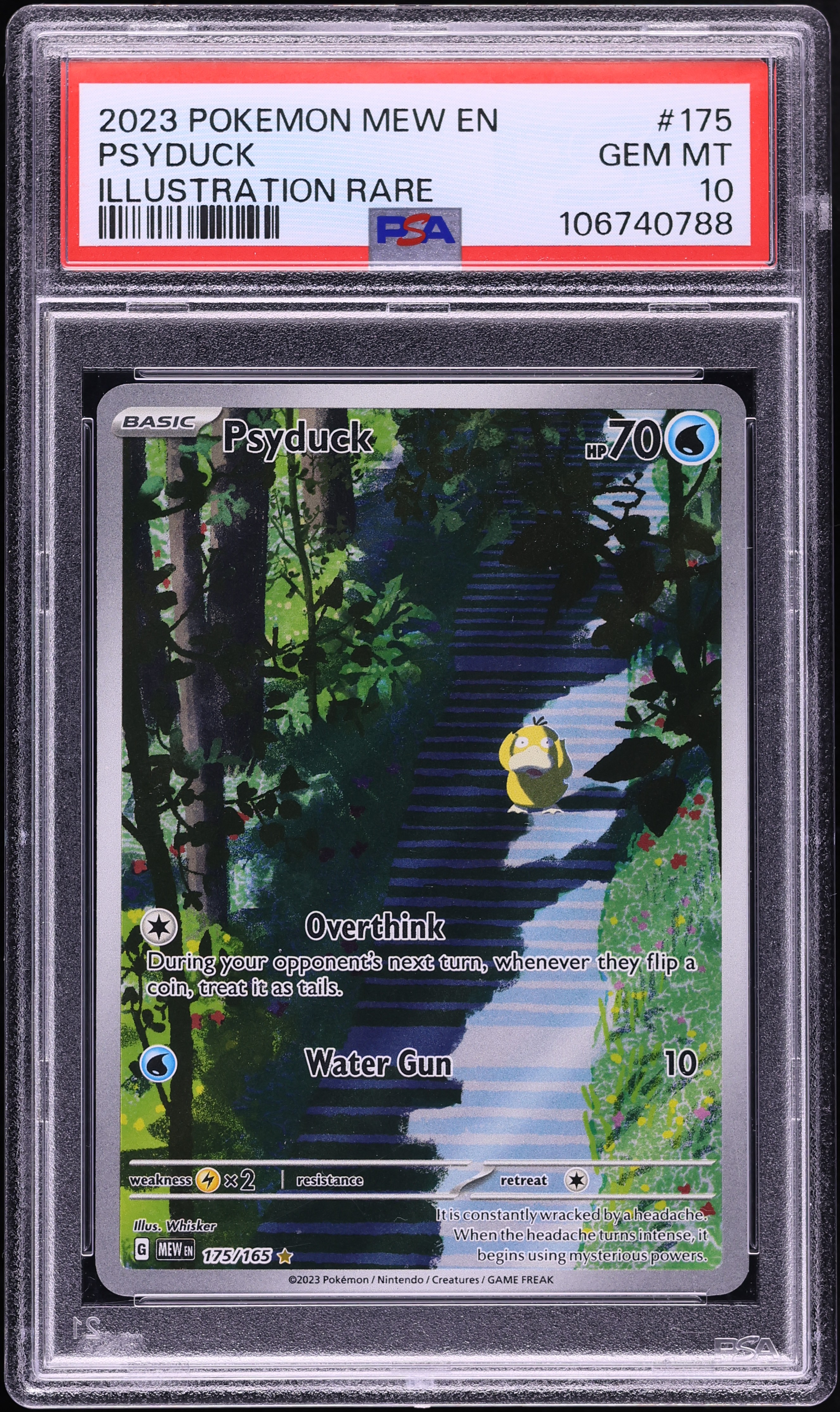2023 Pokemon Scarlet & Violet 151 IR Psyduck #175 PSA 10 GEM MINT