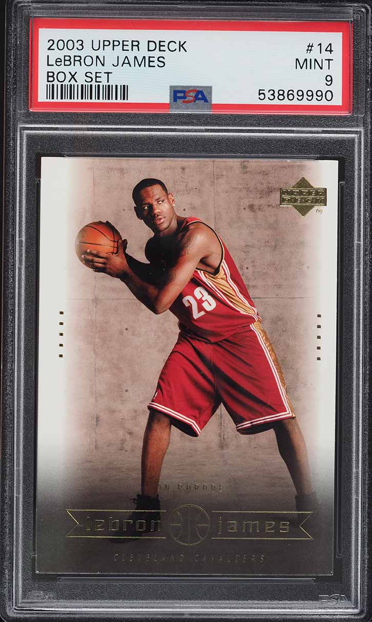 Lebron James Psa9 ルーキーRC 2003-upper-deck-lebron-james-