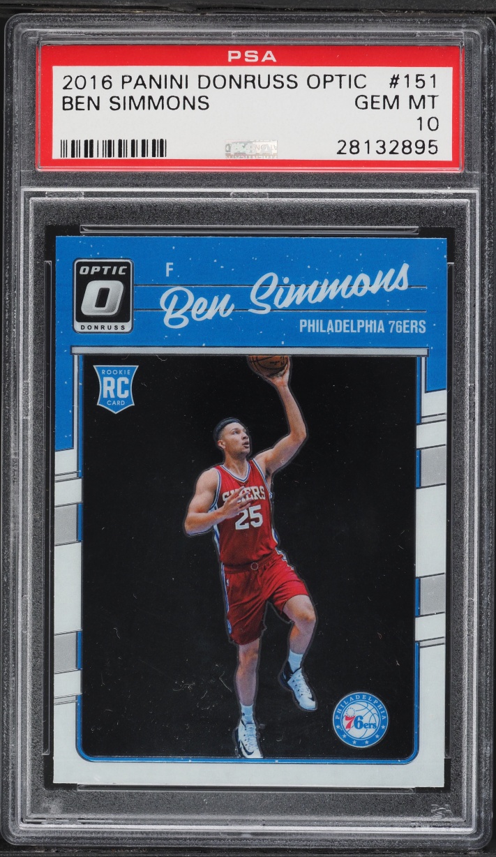 2016 Donruss Optic Ben Simmons ROOKIE #151 PSA 10 GEM MINT