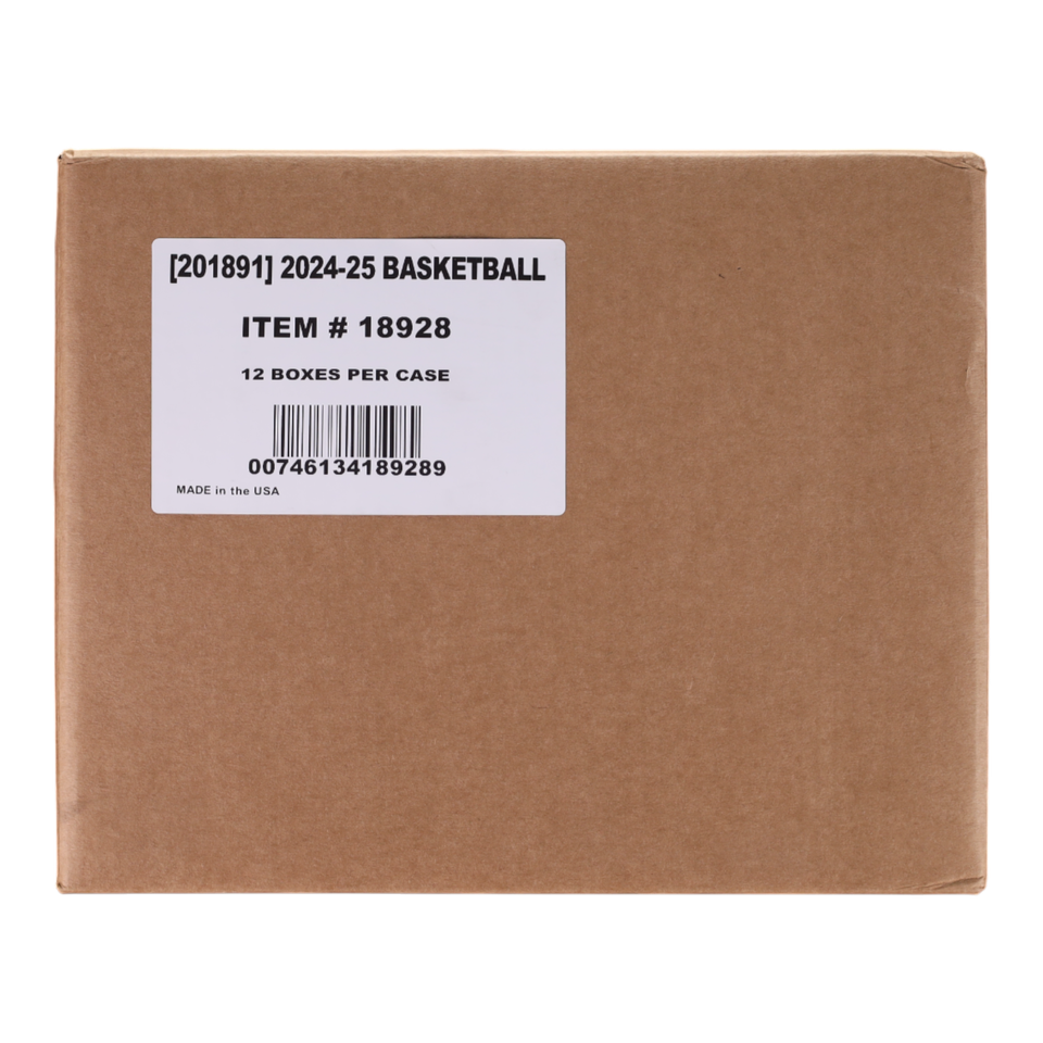 2024 Panini Prizm Black Basketball Sealed Hobby Case, 12ct Boxes