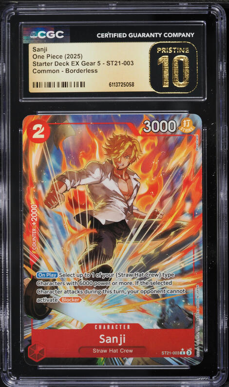 2025 One Piece Legacy Of The Master Treasure Rare Vinsmoke Sanji