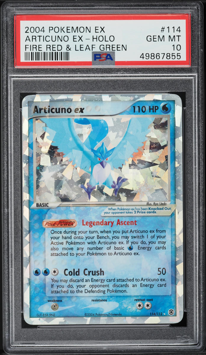 2004 Pokemon EX Fire Red & Leaf Green Holo Articuno ex #114 PSA 10 GEM MINT