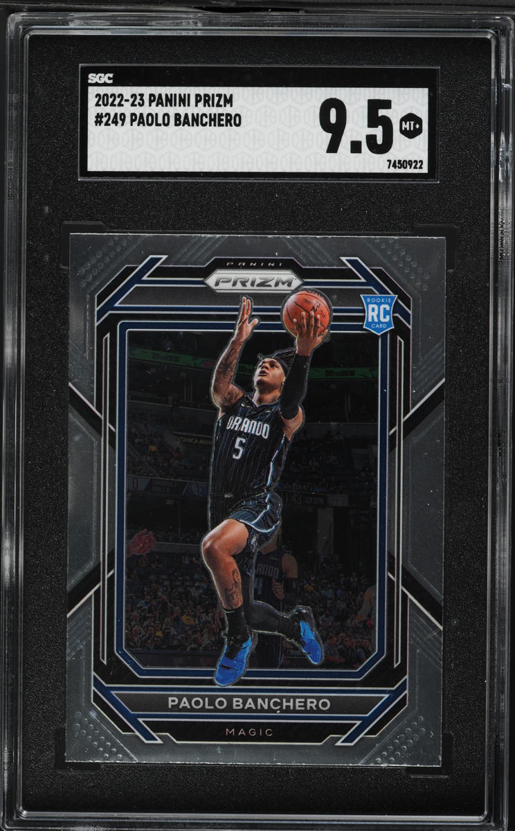 2022 Panini Prizm Paolo Banchero ROOKIE #249 SGC 9.5 MINT+