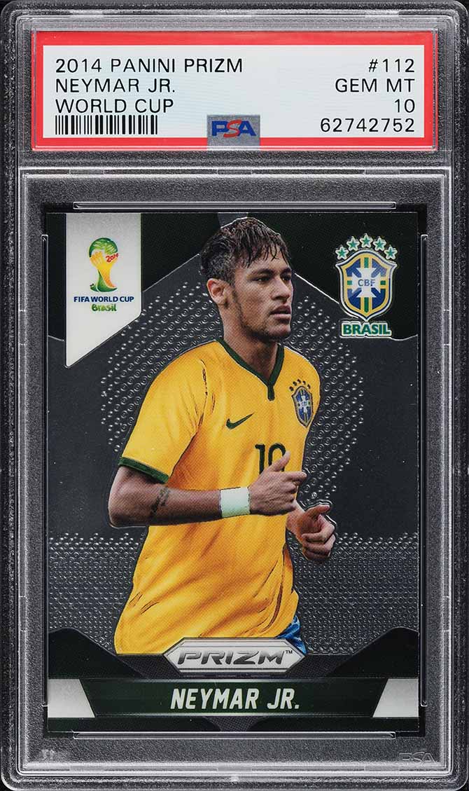 2014 Panini Prizm World Cup Neymar Jr AUTO #112 PSA/DNA 10 GEM