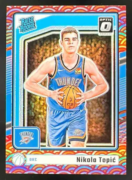 2024 Donruss Optic Downtown Gold Nikola Jokic /10 #9 PSA 10 GEM